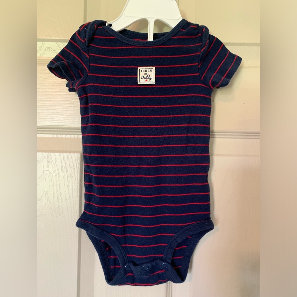 “Tough like daddy” onesie